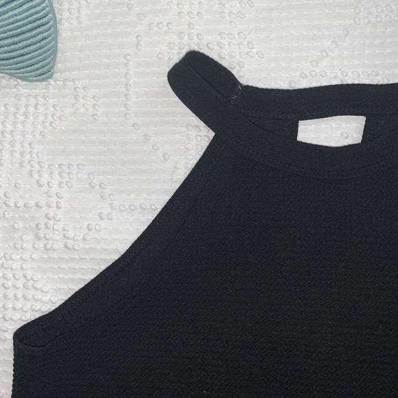 Boohoo Tops - Black Flowy Halter Top